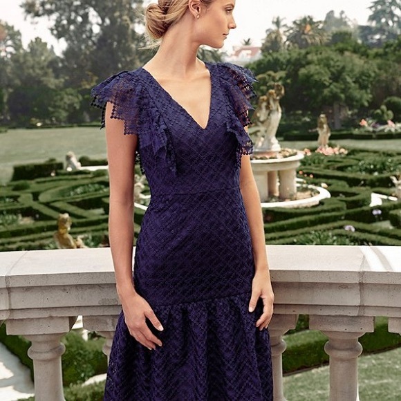 Antonio Melani Bella Lace Dress in Deep Cobalt NWT - Picture 2 of 9